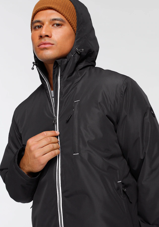 Polarino Funktionsjacke mit Kapuze wasserdicht, atmungsaktiv und winddicht