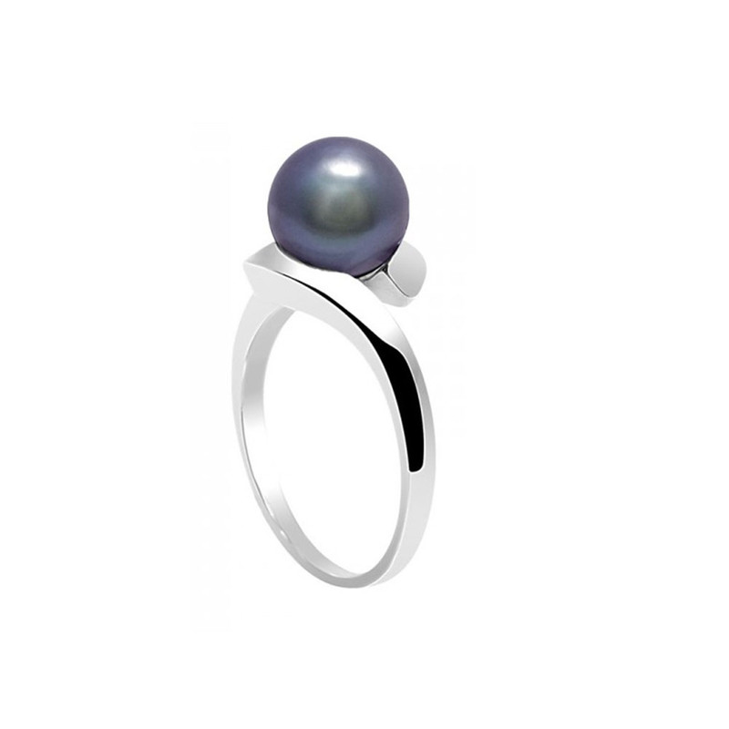 Bague Perle de Culture d'eau douce Blanche et Argent 925