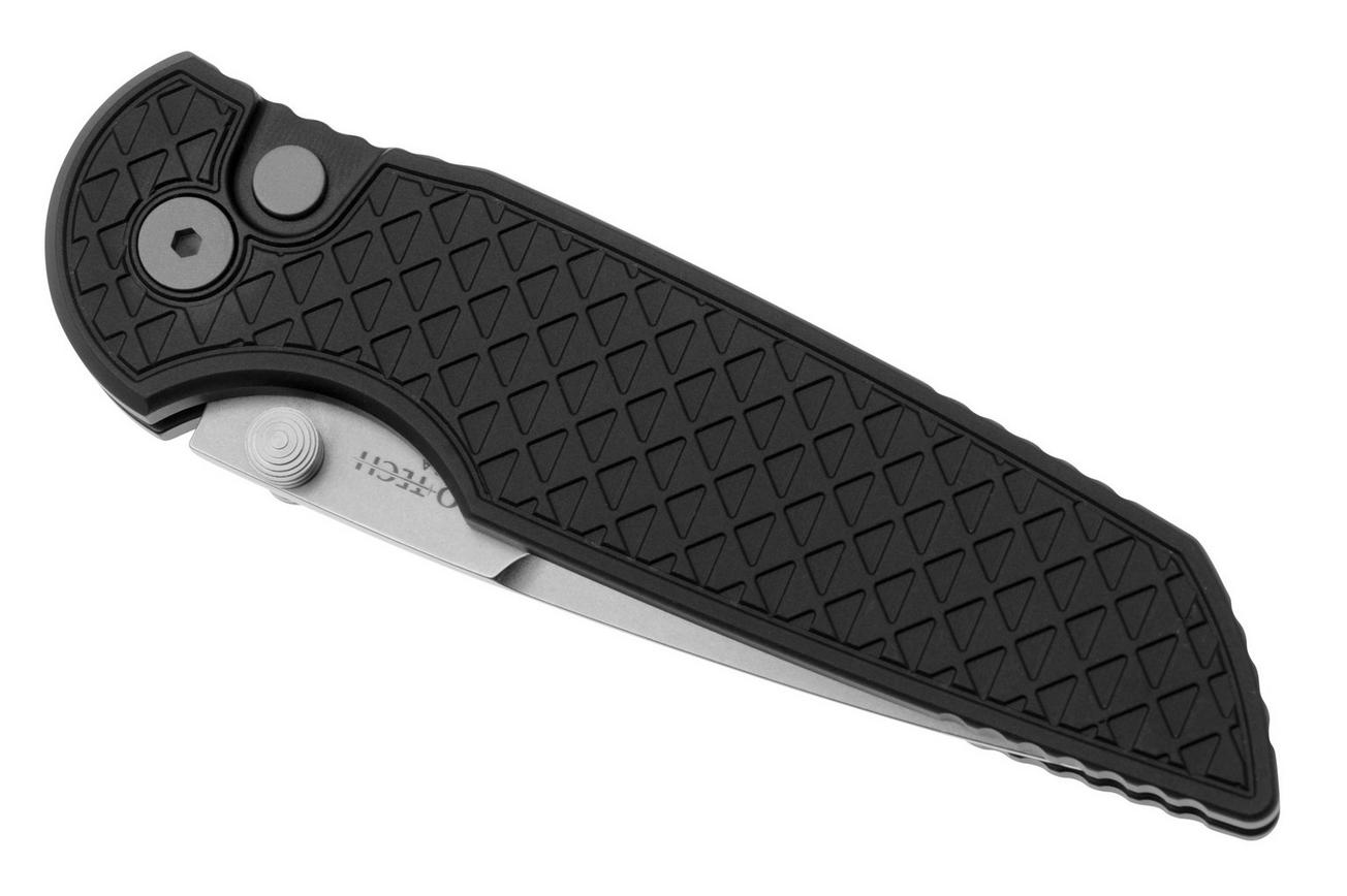 Pro-Tech TR-3 Integrity INT105, Stonewashed S35VN, Relic Textured Black Aluminum, zakmes