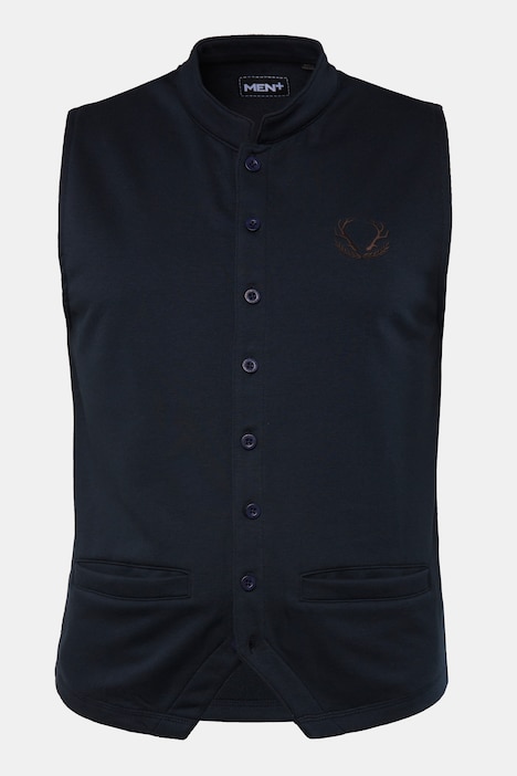 Men+ Trachten-Weste, Sweat, Stehkragen, bis 8 XL