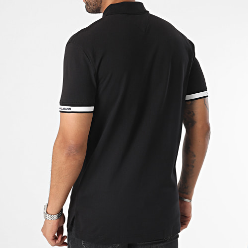 Polo Manches Courtes Classic Linear 7282 Noir