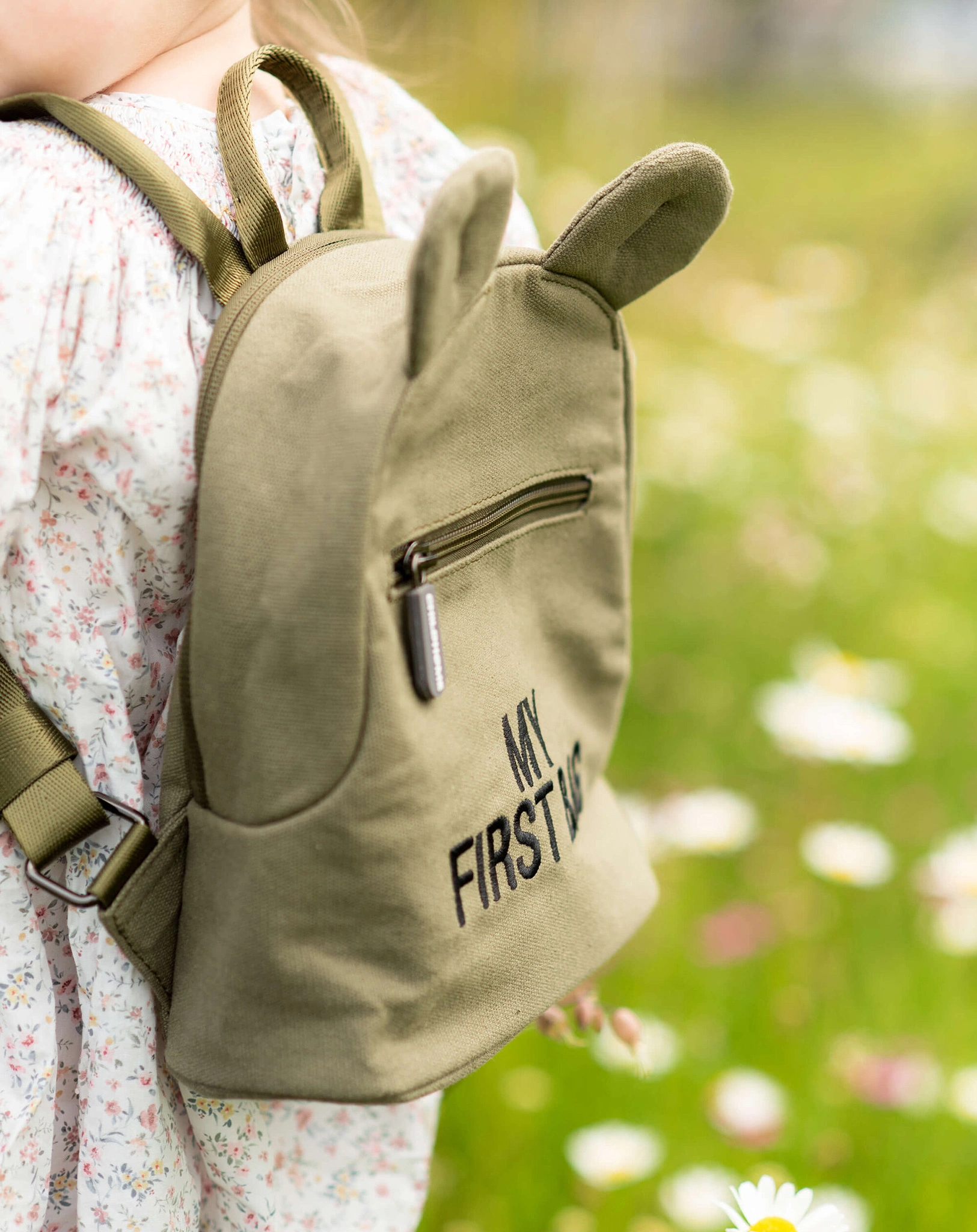 Kinderrucksack MY FIRST CANVAS (20x8x24) in khaki