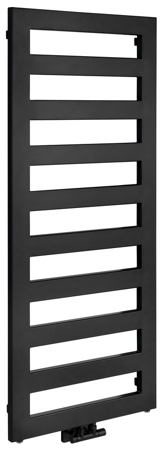 Sapho Block handdoekradiator 50x146.5cm zwart mat 600W