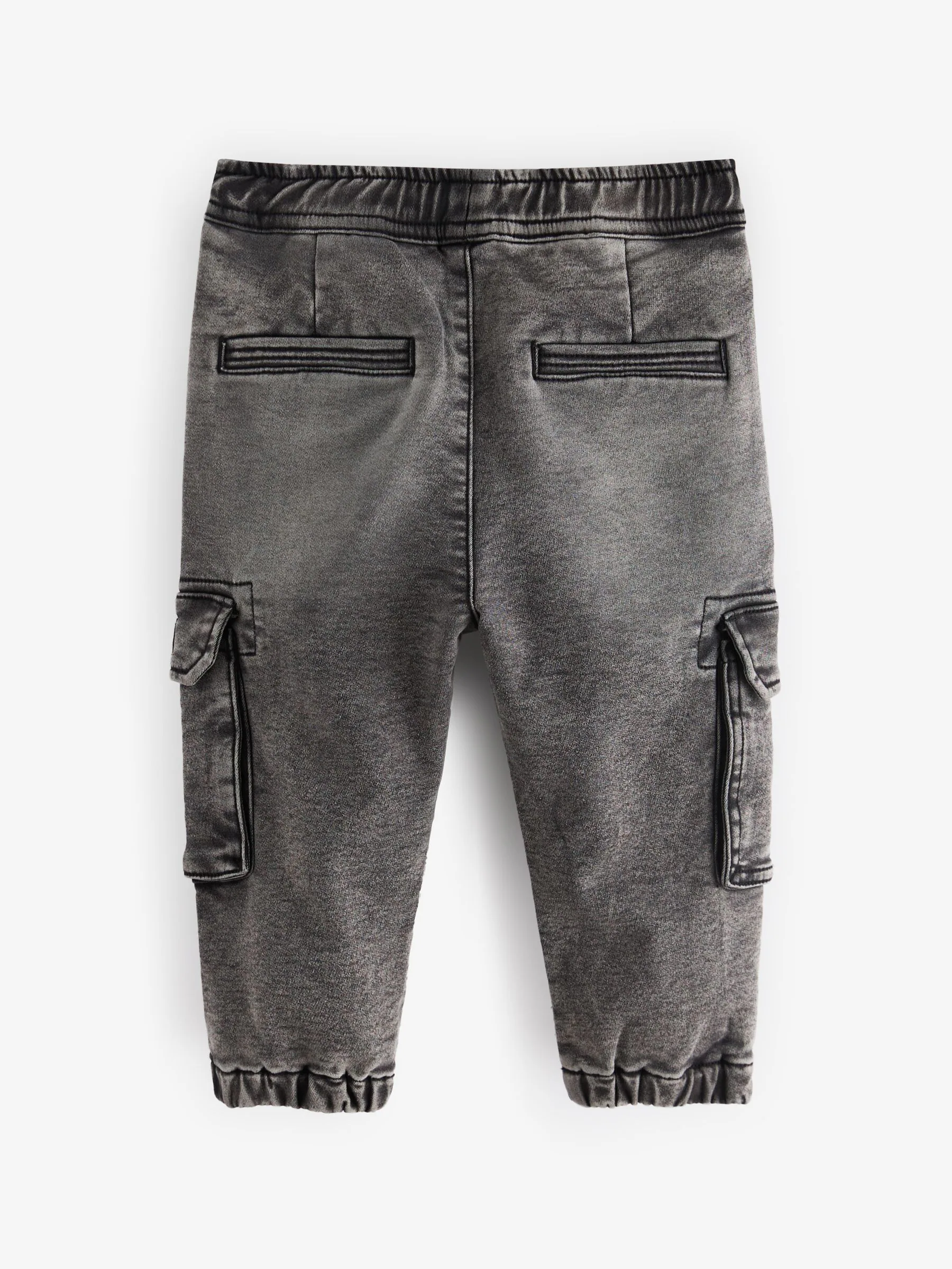 Grijs denim - Comfortabele cargojeans (3 mnd-7 jr)