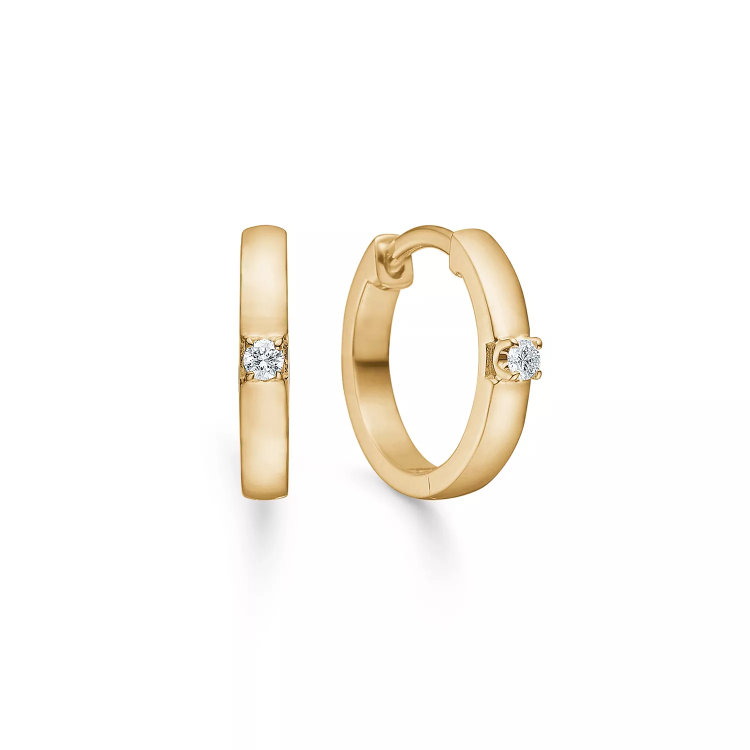 Mads Z Crown Alliance Øreringe 14 kt. Guld 0,04 ct. 1511841