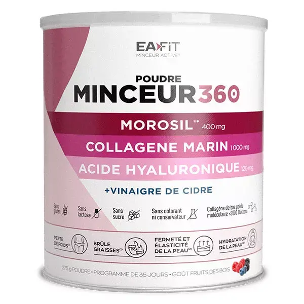 Eafit Slimming 360 em Pó - Morosil + Colágeno Marinho + Ácido Hialurônico - 275g