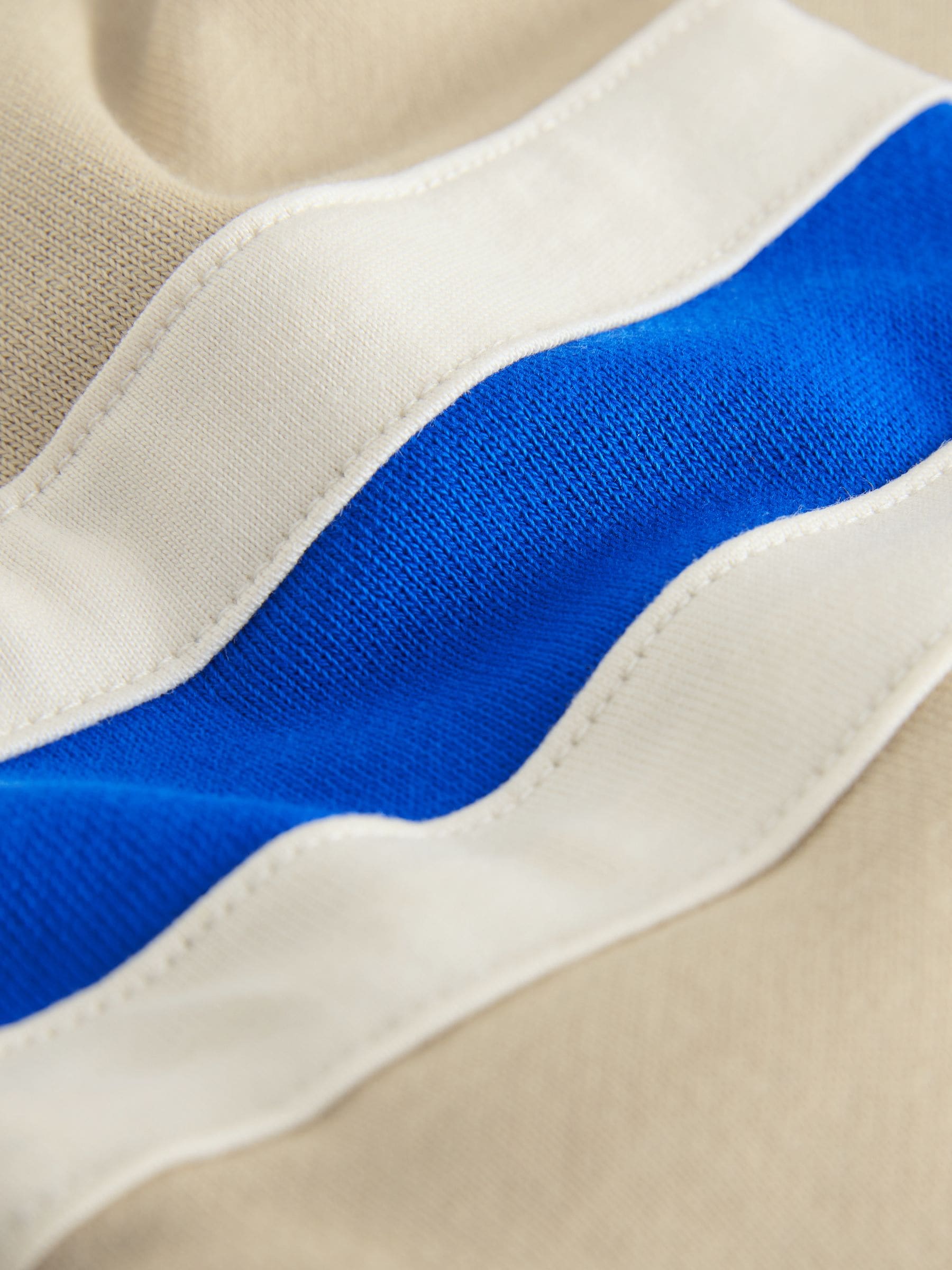 Pastelgeel - Relaxed Fit Heavyweight Long Sleeve Colourblock T-Shirt (3-16yrs)