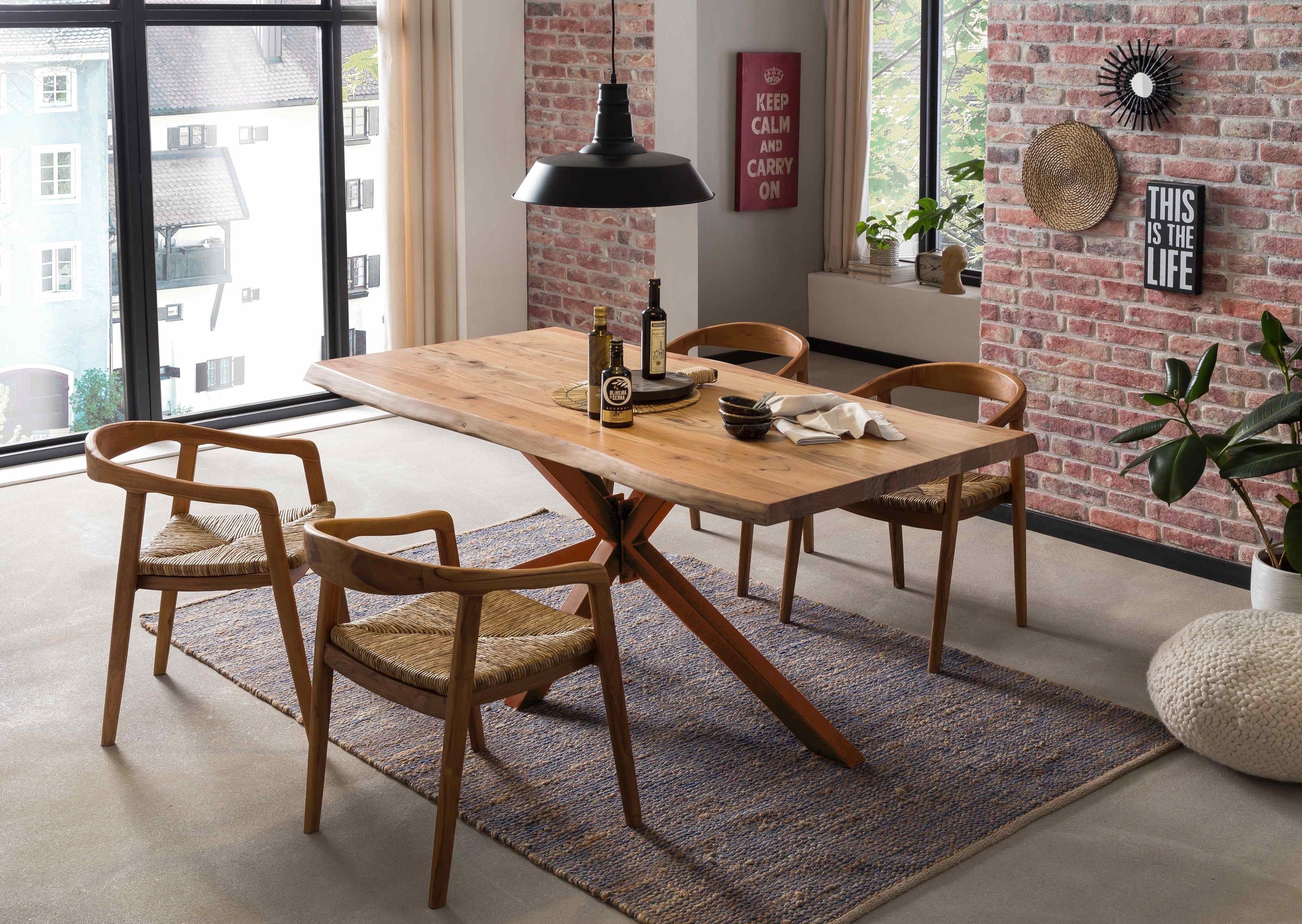 Tischplatte 180x100 Akazie Esstisch Schreibtisch DIY Tisch Zubehör Küchentisch
