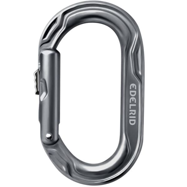 Mousqueton escalade EDELRID KIWI SLIDER ANTHRACITE