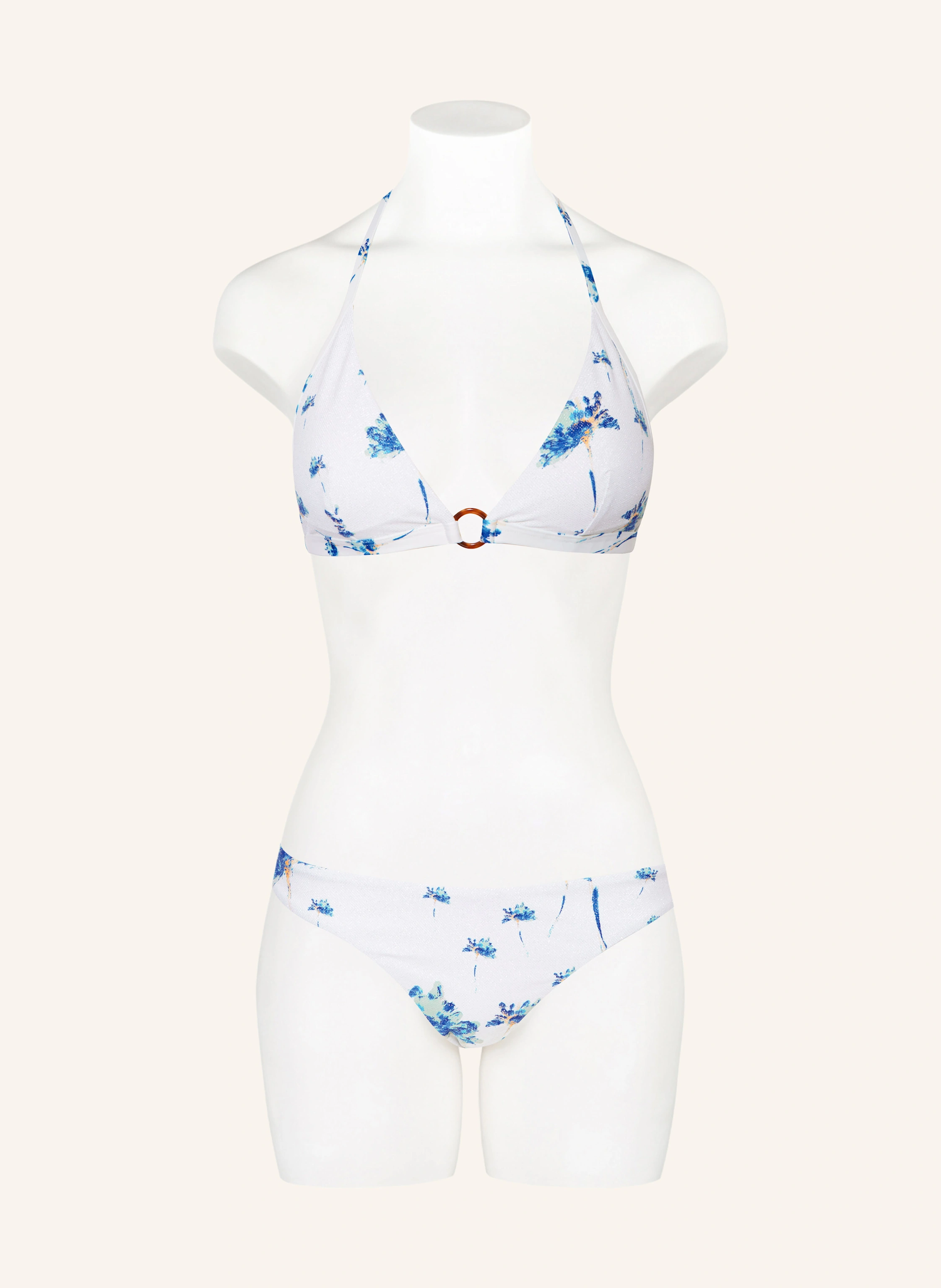 VILEBREQUIN Neckholder-Bikini-Top HERBIER SHINY FLECHETT mit Glitzergarn