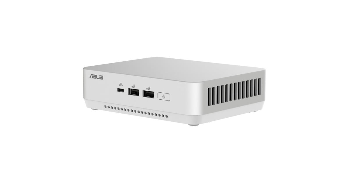 ASUSNUC 14 Pro+ Kit RNUC14RVSU900002I barebone  (Zilver/wit | Core Ultra 9 185H | Arc Graphics)