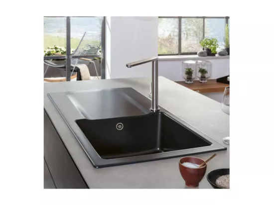Evier VILLEROY ET BOCH Siluet 60 Blanc CeramicPlus