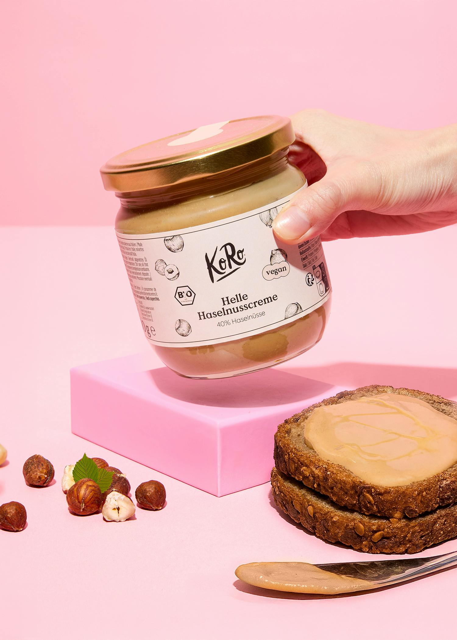 Helle Bio Haselnusscreme - Die „Buena Creme“ 400 g