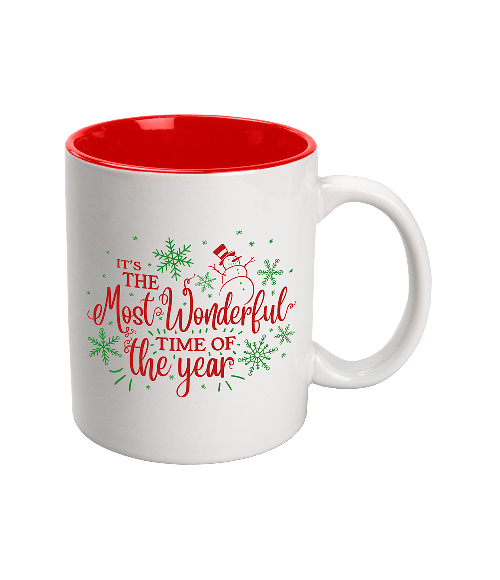Kerst Mok It'S The Most Wonderful Time Of The Year 12cm