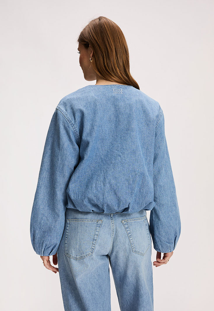 Silvercreek Denim Bomber Jacket