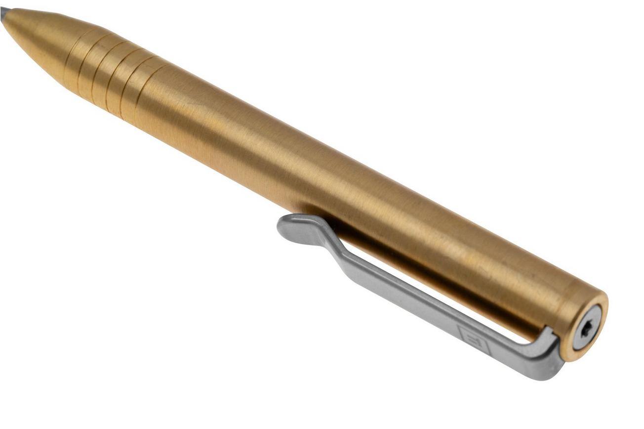 Big Idea Design Mini Bolt Action Pen MBA-BS Brass, everyday carry pen