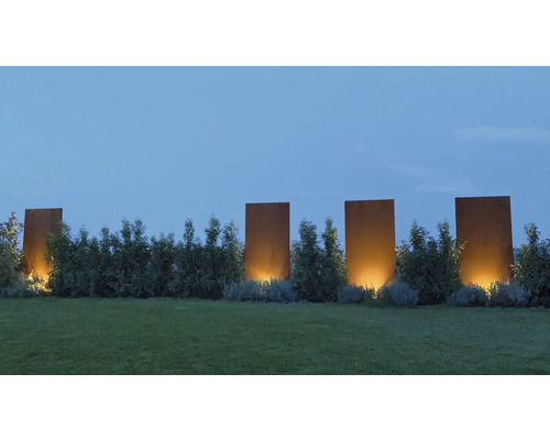 Privacyscherm element palatino Space verticaal uni 99 x 180 cm Corten