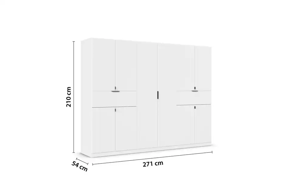 Drehtürenschrank 271 cm 10 Stück