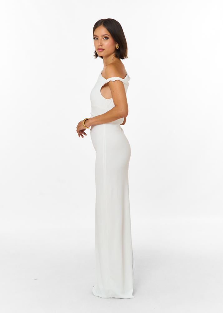 Mijntje maxi jurk creme