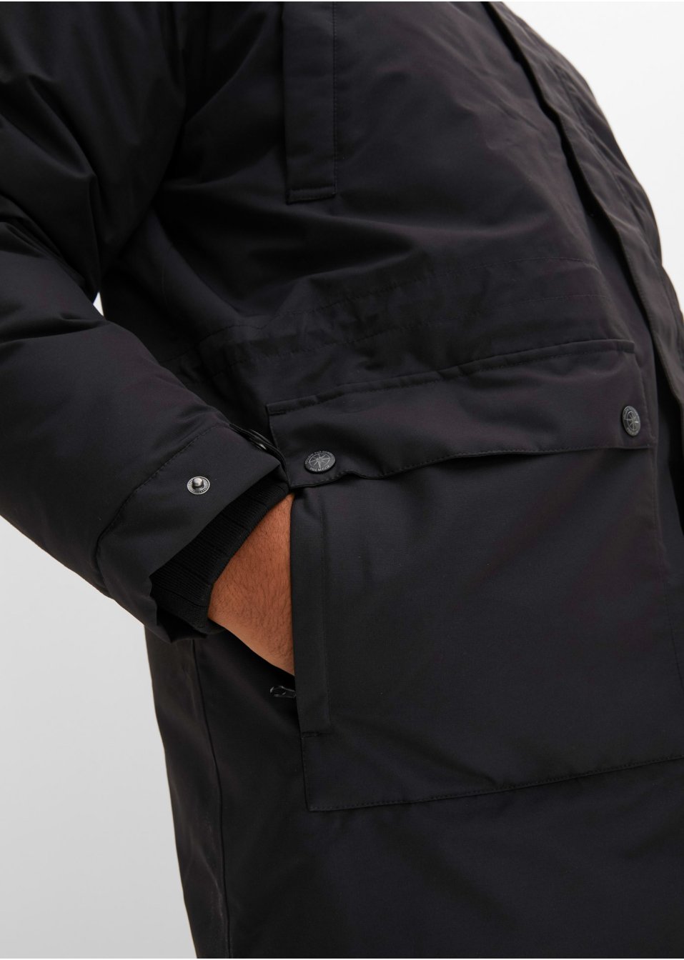 Parka thermo hybride Premium avec duvet recyclé, intérieur matelassé