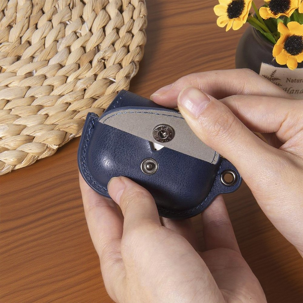 AirPods Pro 3 Leder Case Schutzhülle - Braun
