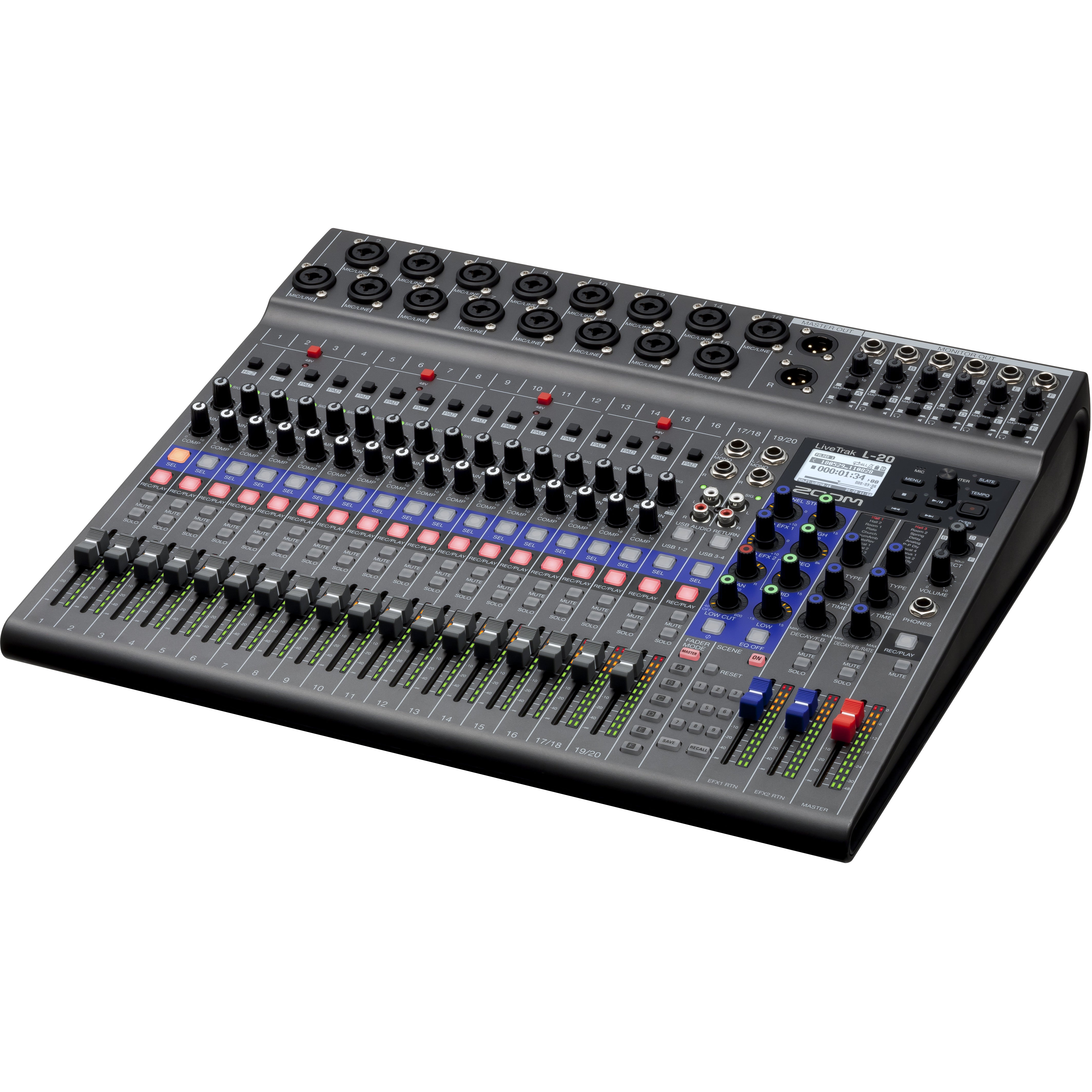 Zoom LiveTrak L-20 digitaal mengpaneel