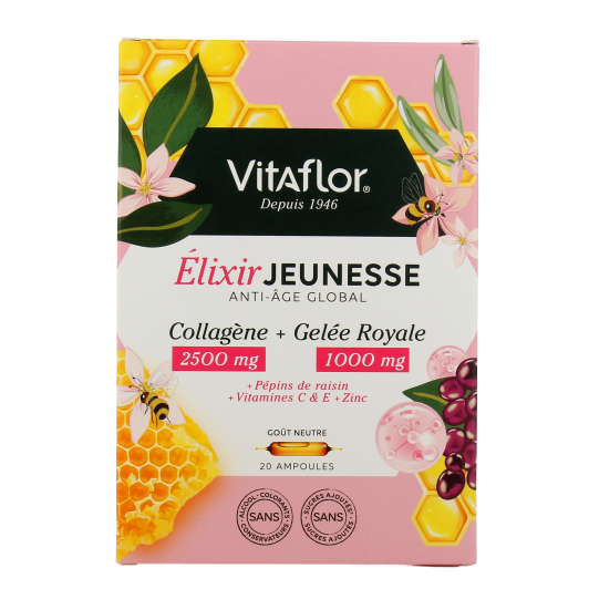 Vitaflor Elixir Jeunesse Collagène et Gelée Royale