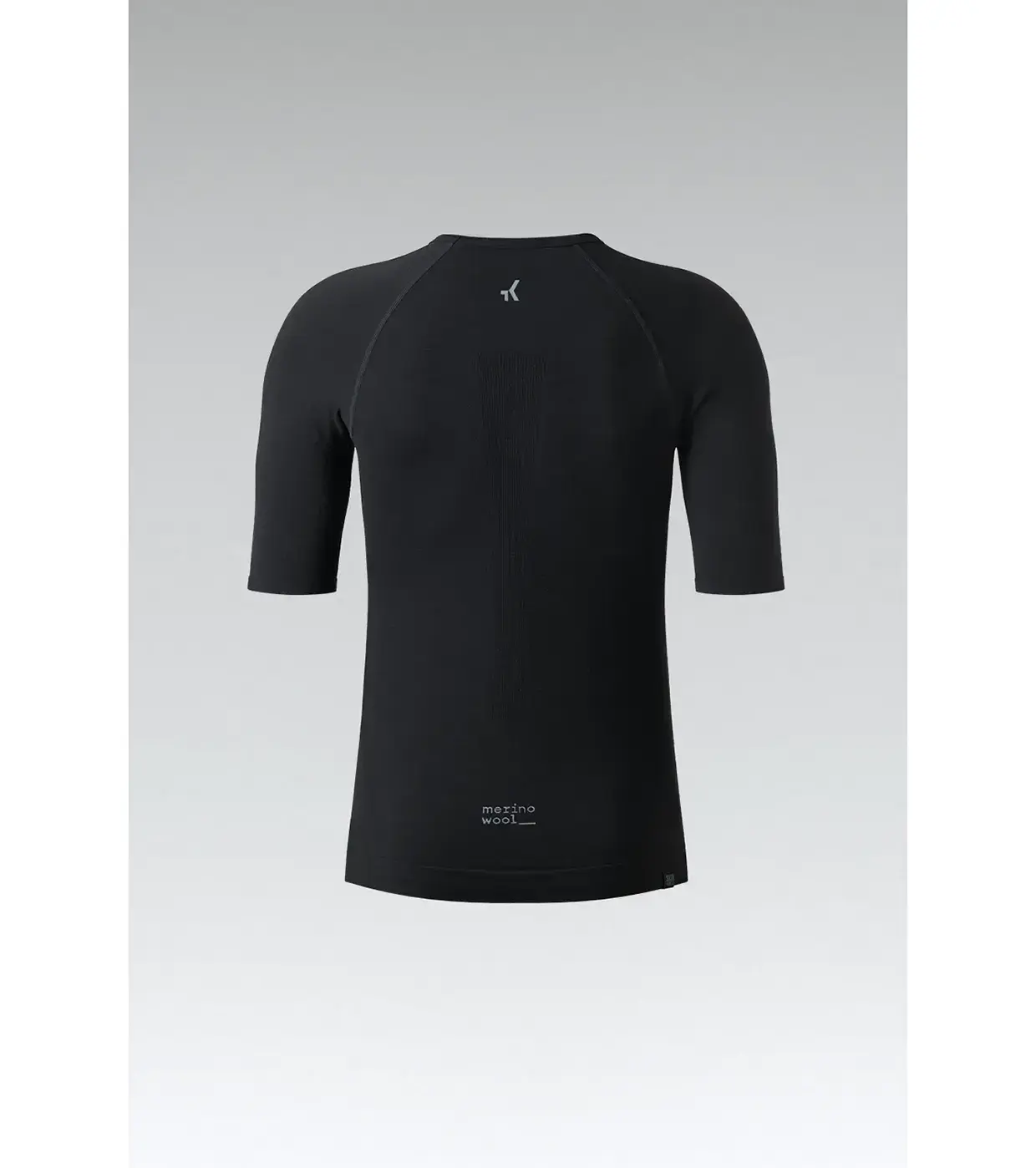Gobik Merino Winter Ondershirt Korte Mouwen Zwart Heren