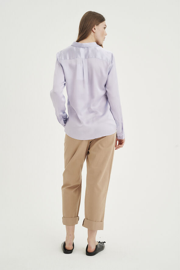 InWear Leonore Shirt Premium - 100% Silk Light lavender