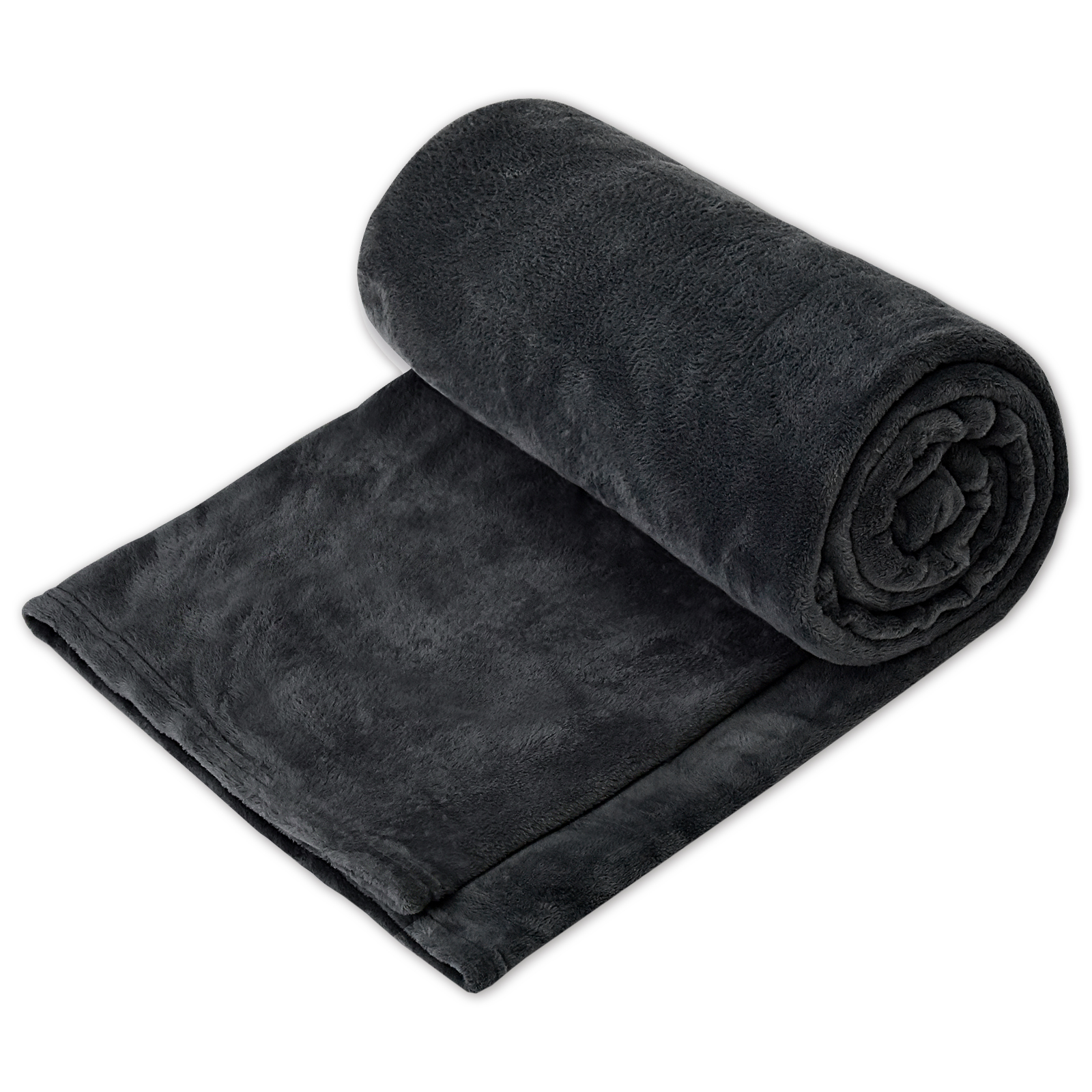 homara Microfleecedecke - anthrazit - Polyester- 220x240 cm