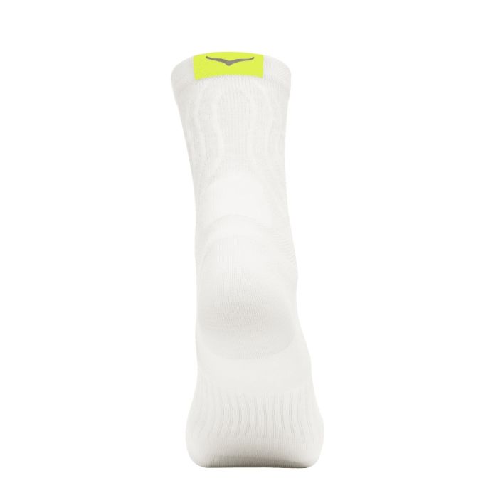 Hoka Unisex Strømper Bondi 9 Quarter Run Socks Hvid