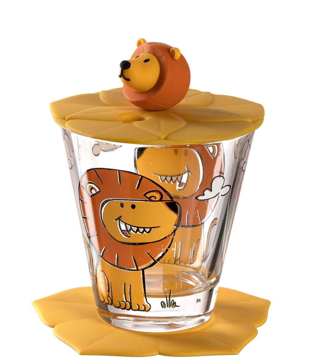 LEONARDO Kinder Trinkset BAMBINI LÖWE 3-teilig