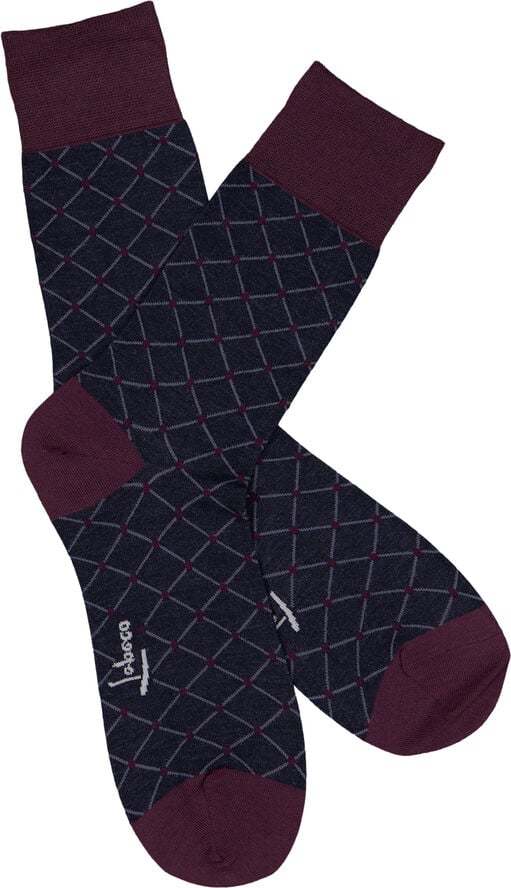 Topeco Topeco sock, bamboo 240 wine red
