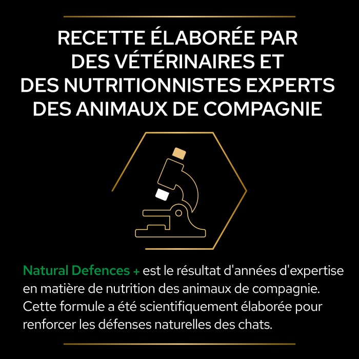 PRO PLAN Natural Defenses+ en poudre - Aliment complémentaire pour chat