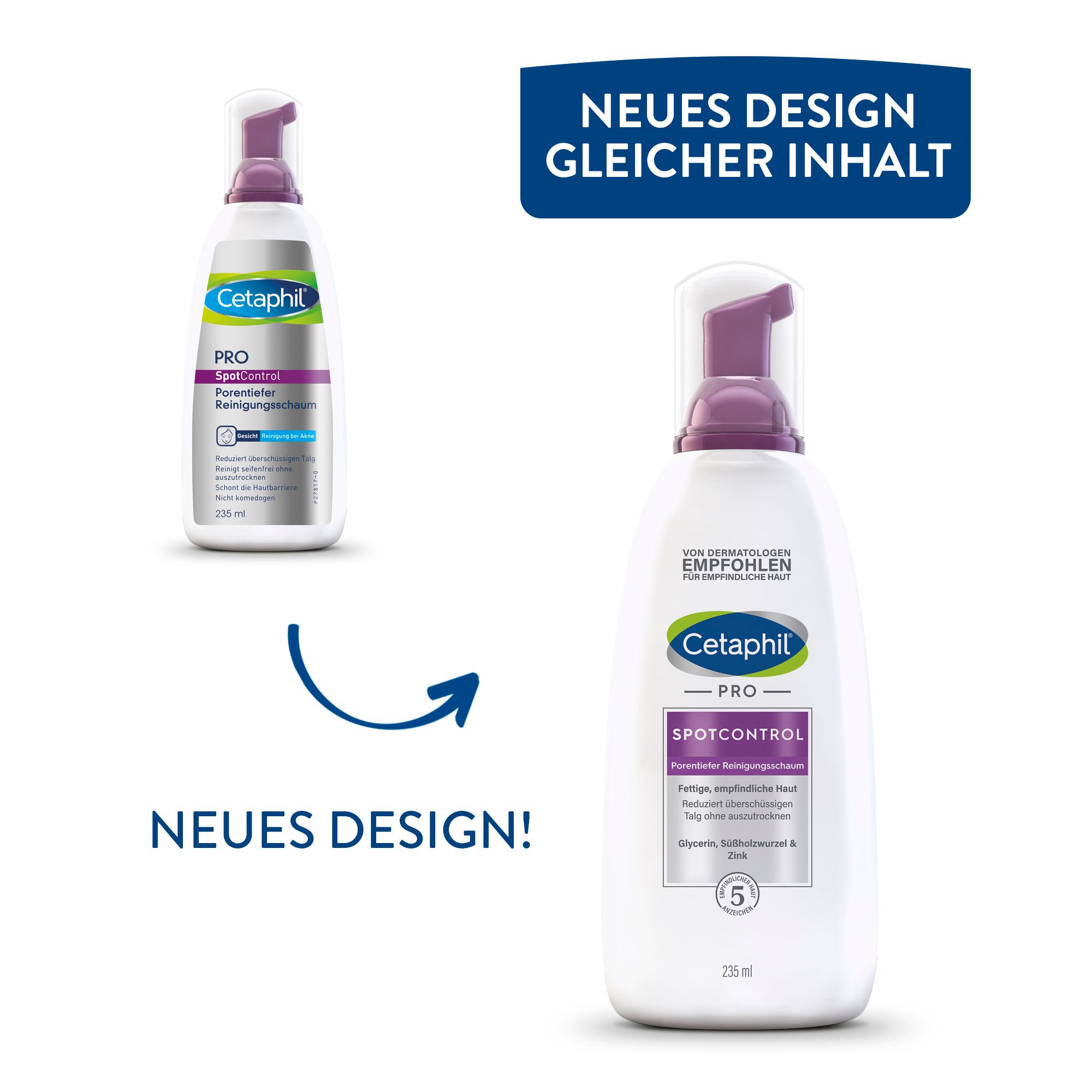 CETAPHIL PRO SpotControl Porentiefer Reinigungsschaum für fettige Gesichtshaut