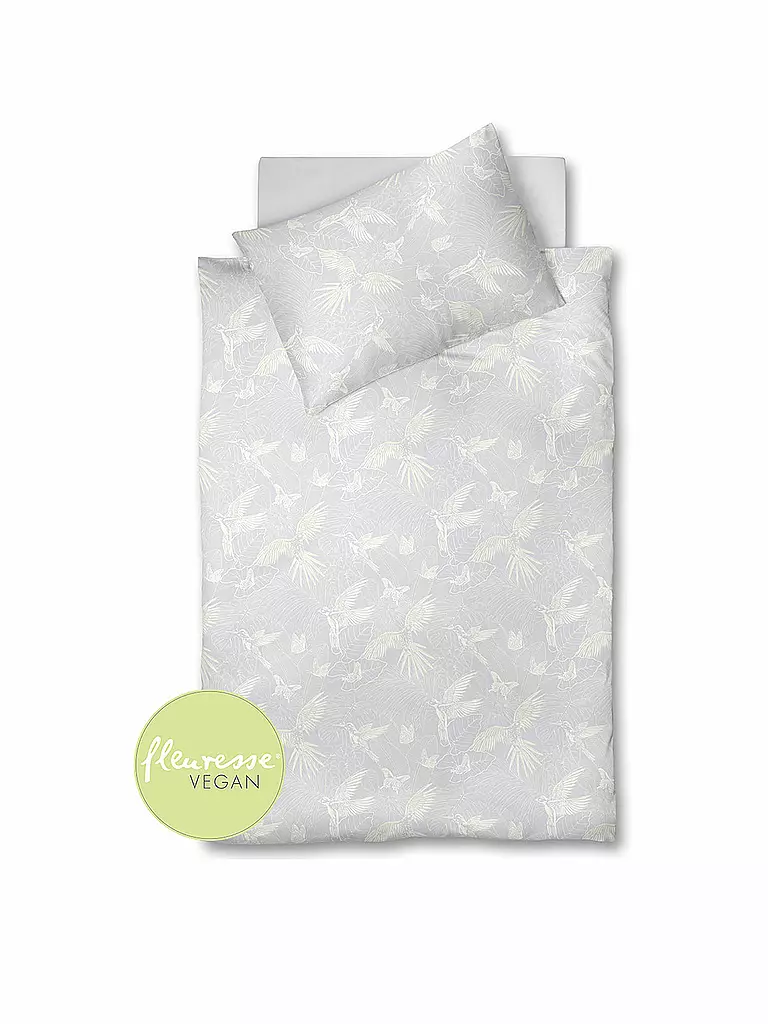 FLEURESSE Bettwäsche Vegan 70x90cm / 140x200cm Flieder lila