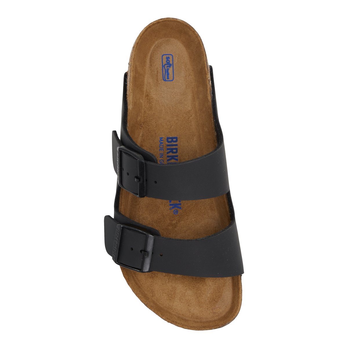 BIRKENSTOCK-Arizona_soft-Sandales à glissière - Talon plat - Noir
