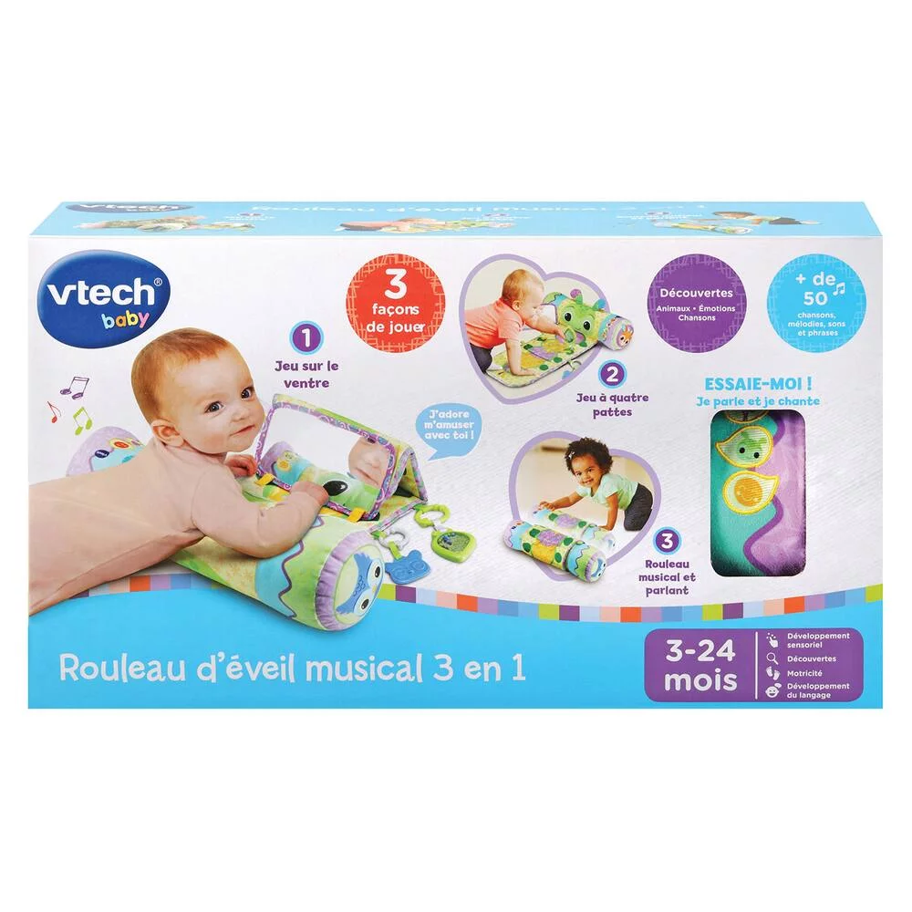 ROULEAU D'EVEIL MUSICAL 3 EN 1