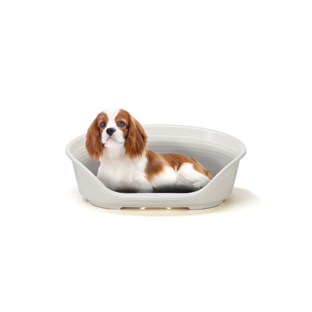 Ferplast - panier chien panier chat - lit pour chien en plastique medium - 100% plastique recyclé - lit pou chat lavable -