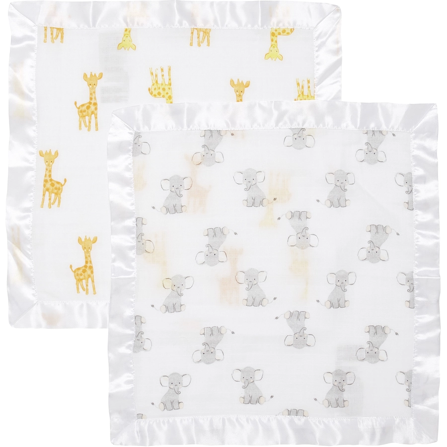 aden + anais™ essentials Baumwoll-Musselin-Schmusetuch 2er-Pack safari babes