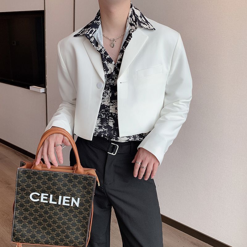 VEAZ - Blazer met één knoop en cropped pasvorm