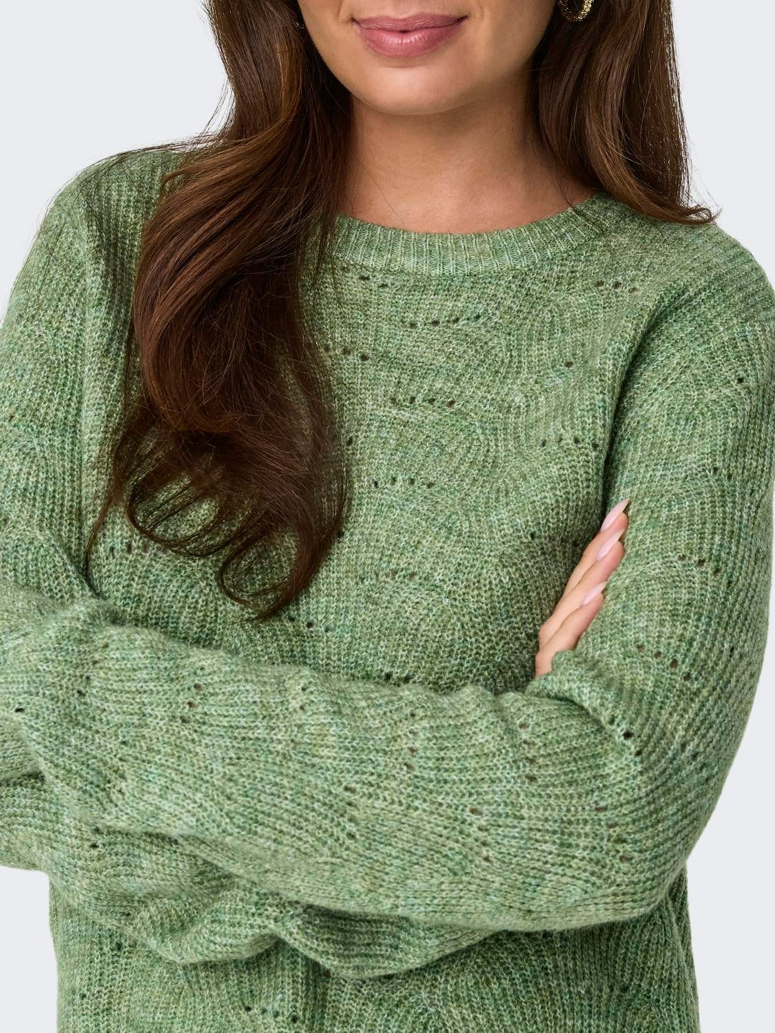ONLLOLLI Strickpullover Hedge Green