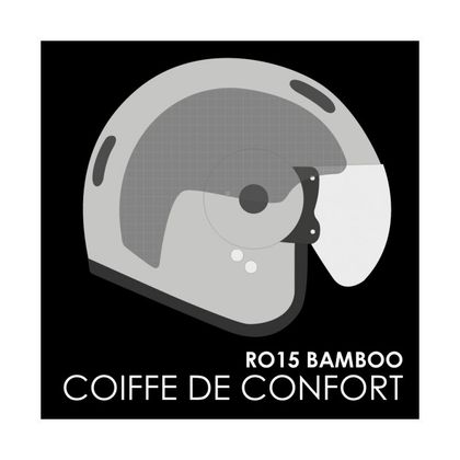 Coiffe ROOF BAMBOO - Noir