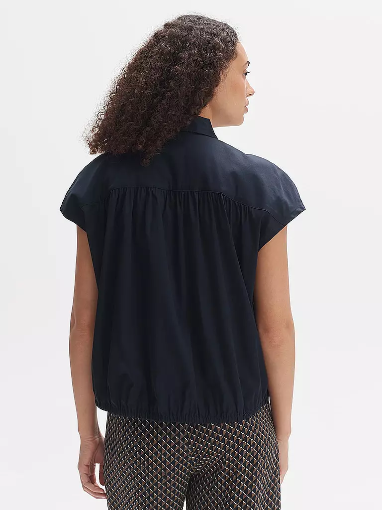 OPUS Bluse FAJORI SHINE dunkelblau