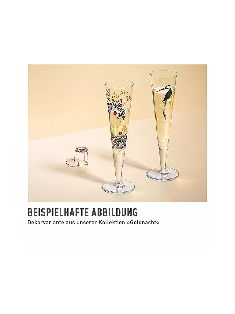 RITZENHOFF Champagnerglas Goldnacht 2022 #27 Samy Halim gold