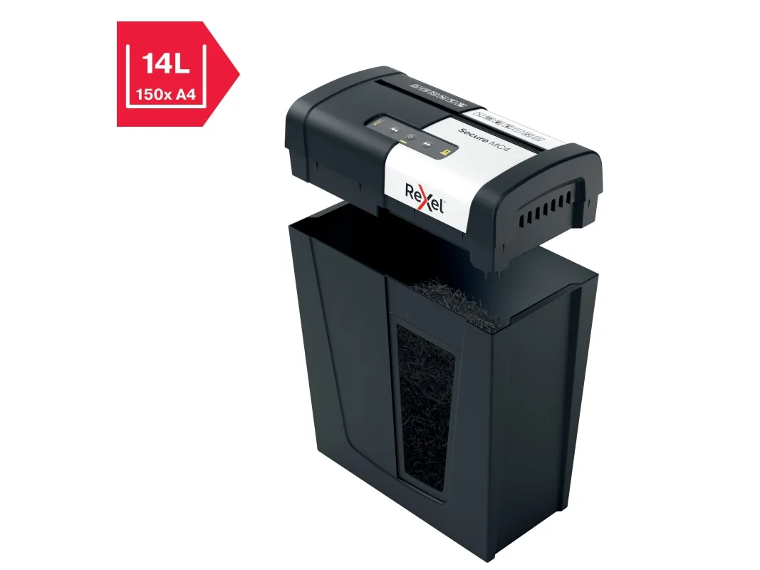 Makulator Rexel Secure MC4 mikromakulering 2x15 mm (P-5)