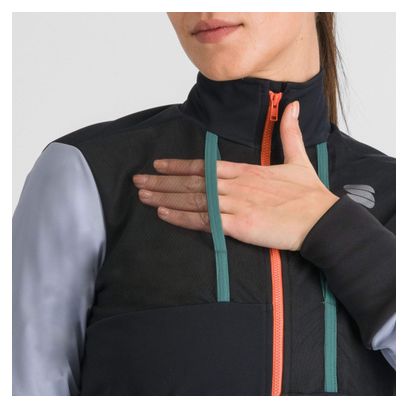 Veste Manches Longues Femme Sportful Supergiara Noir/Violet