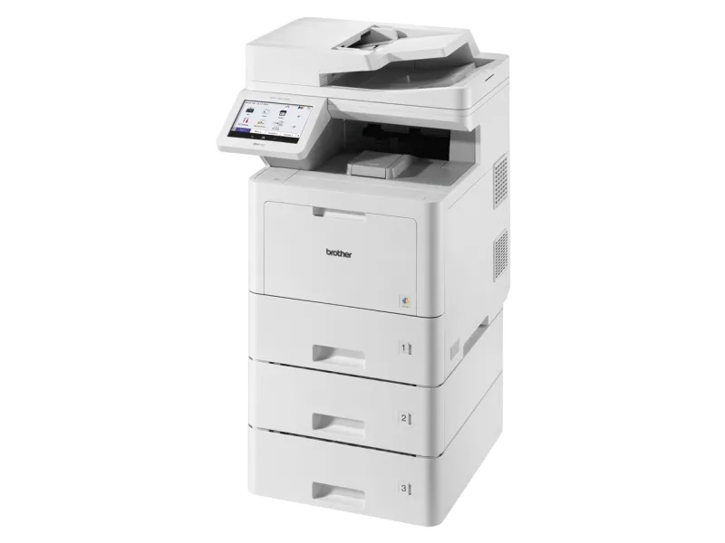Brother MFC-L9670CDNTT - Multifunktionsprinter - farve - laser - A4/Legal (medie) - op til 40 spm (kopiering) - op til 40 spm (udskriver) - 1620 ark - 33.6 Kbps - Gigabit LAN, USB 2.0, USB 2.0 vært, NFC