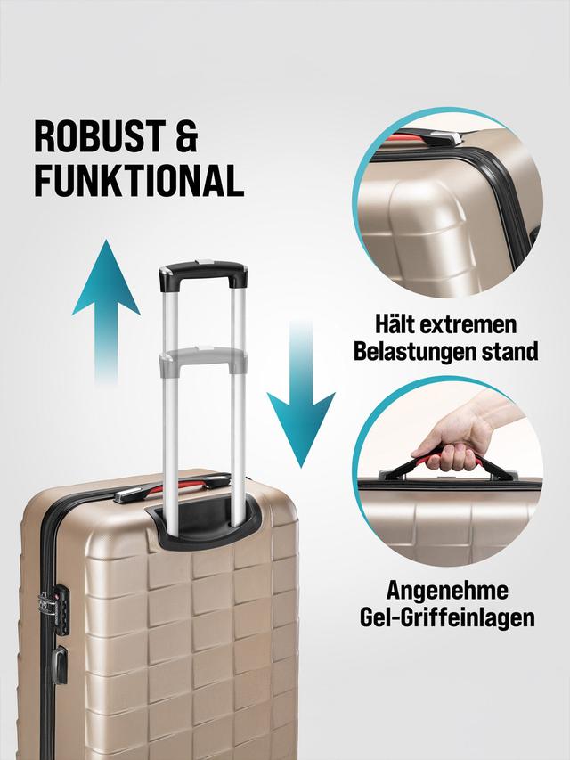 Komfortables reisen mit 3-teiligem Kofferset