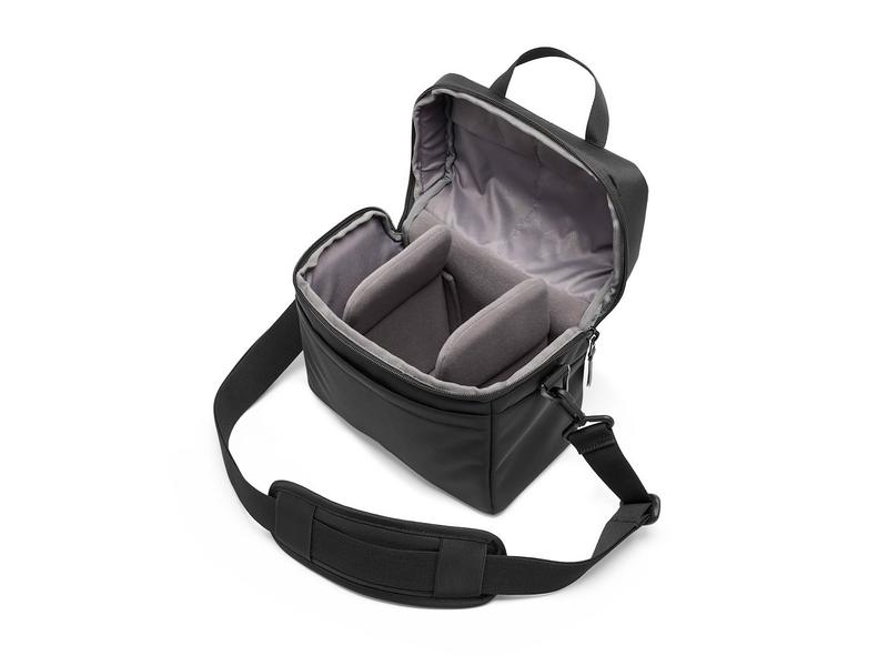 Manfrotto Kameratasche Advanced Shoulder L III Schwarz Fortschrittliche Schultertasche mit eigener Regenhülle